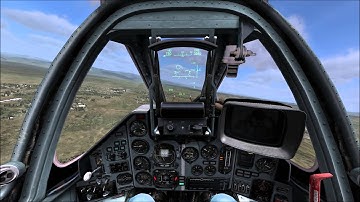 Dcs World Tutorials with the Su25t - Takeoff, navigation, landing - Part 3 (English)