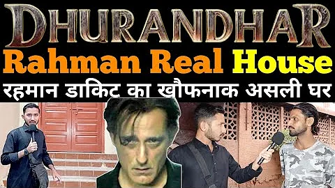 Rahman dakait real house. Dangerous House.| Dhurandhar movie. | Comparison TV 