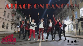 [K-POP IN PUBLIC|ONE TAKE] BTS (방탄소년단) - ATTACK ON BANGTAN  INTRO Слово пацана by KINGDOM BLOOD {KB}