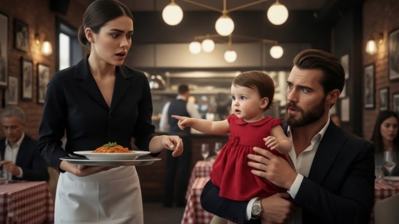 A Filha Do Chefão Disse A Primeira Palavra — Apontou A Garçonete E A Chamou De “Mama”