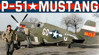 P51 MUSTANG, North American Fighter. Exceptional World War 2 Memories. Documentary