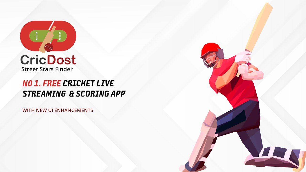 CricDost Cricket Streaming and Scoring App Live streaming for Local Cricket Matches and Tournaments