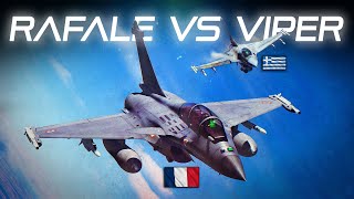 French Dassault Rafale Vs Greek F-16 Viper DOGFIGHT | Digital Combat Simulator | DCS |