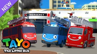 NEW🚨 LET'S GO Fire Truck | Frank the fire truck song | Tayo Rescue Team Song | Tayo the Little Bus