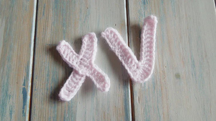 (Crochet) Master the Art of Crocheting Letters V and X!