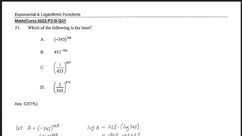 DSE 2022 Math(Core) paper II Q31