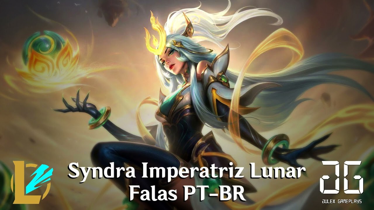 LoL Wild Rift - Syndra Imperatriz Lunar - Falas PT-BR