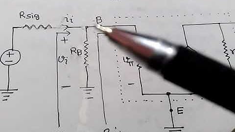 Input, Output Resistance, Voltage Gain of CE Amplifier