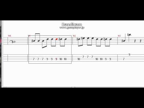 X Japan 紅 ベースパート ｔａｂ譜 Tux Guitar Youtube
