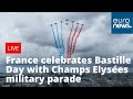 France Celebrates Bastille Day With Champs Elysées Military Parade (CompleteVideo)