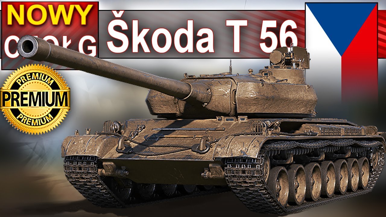Škoda T 56 NOWY CZOŁG PREMIUM tragiczne bitwy World