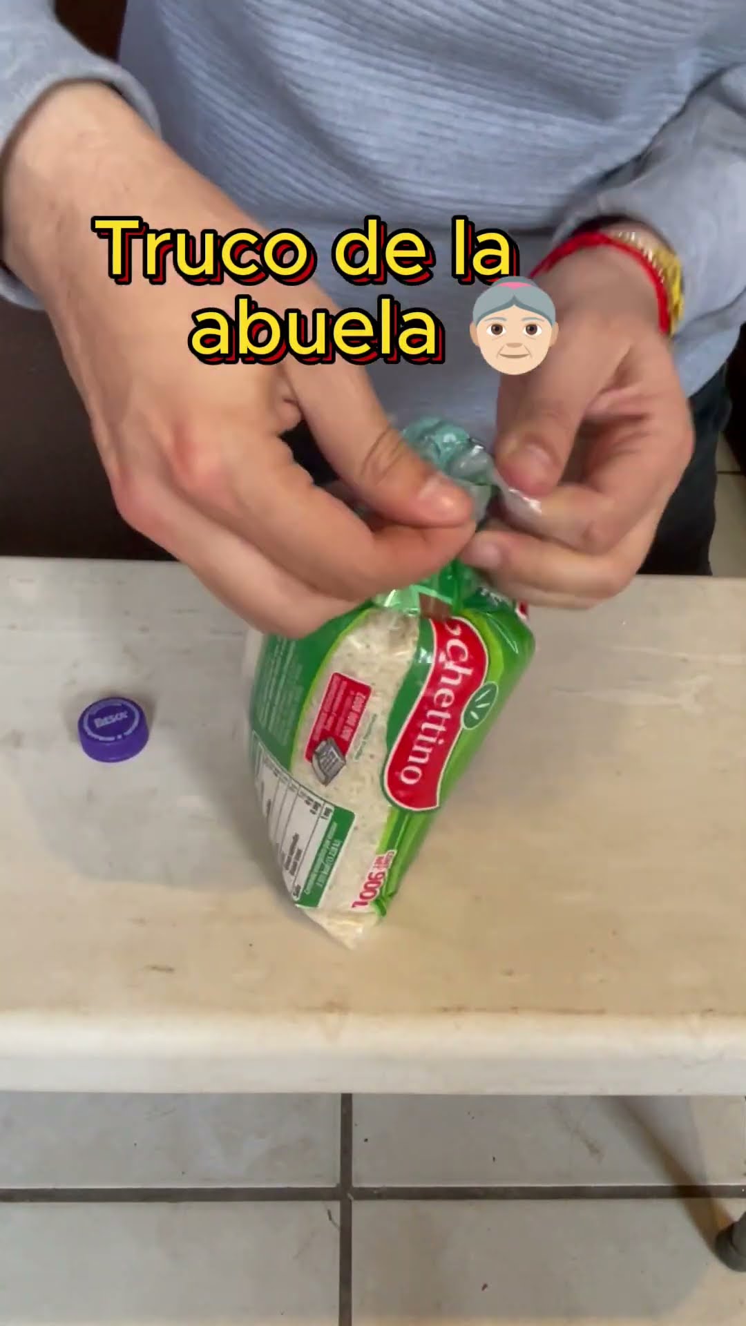 Tapa para el arroz, truco de la abuela