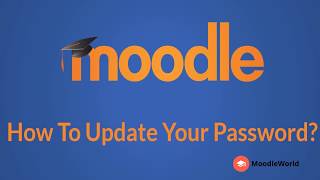 Moodle for Beginners  How to change your Moodle account password