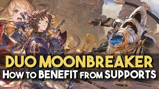 MOONBREAKER | LV140 Pyet-A | How To BENEFIT From SUPPORTS in Endgame | Granblue Fantasy Relink