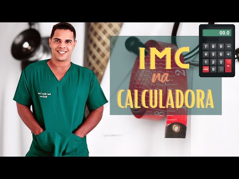 Como calcular o IMC na CALCULADORA comum - da melhor forma | muito fácil e prático #imc