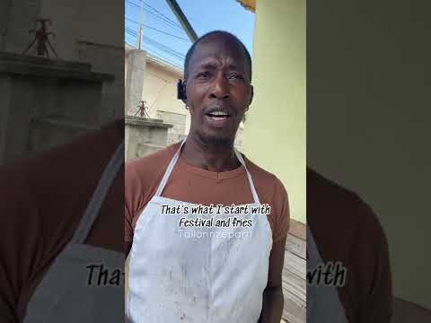 George from drewsland #jamaicaculture #streetfood #cookshop #foodie #tallonnzeparti