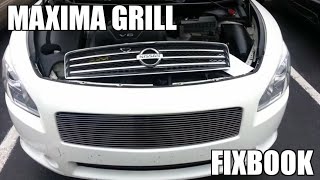 Grill Install 09-14 Nissan Maxima How To