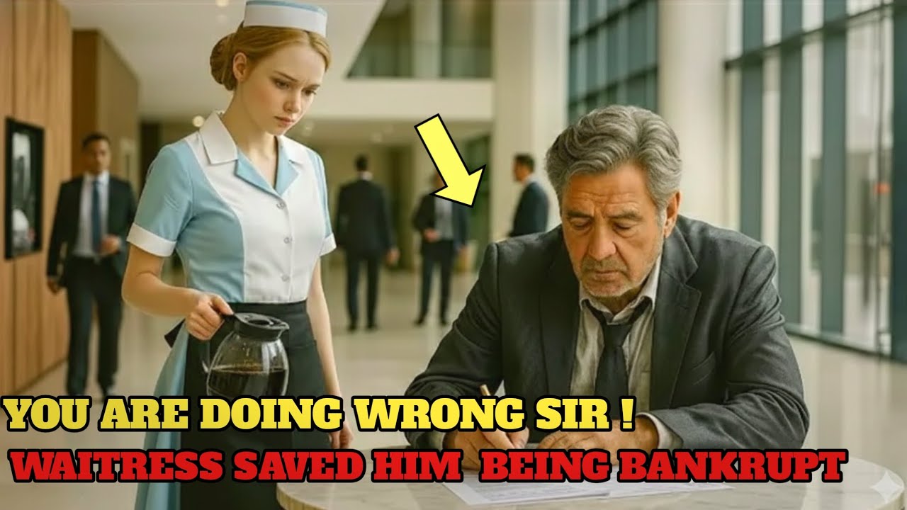 At 8 AM, He Nearly Signed His Own Bankruptcy—Until a Sharp-Eyed Waitress Spotted the Error.