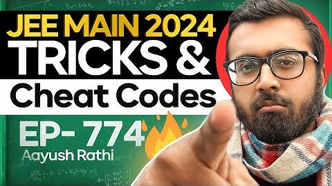 Crack JEE MAIN In 100 Days🔥| Tricks & Cheat Codes #774 #jeemain2024 #jeemains