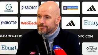 Erik ten Hag FULL post-match press conference | Fulham 0-1 Manchester United News