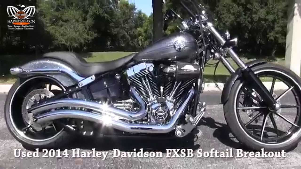 Used 2014 Harley  Davidson  FXSB Softail  Breakout YouTube