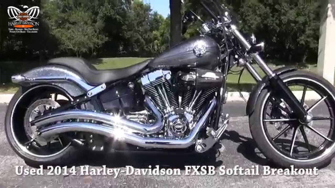 Used 2014 Harley Davidson FXSB Softail Breakout YouTube