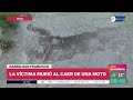 Una menor cay de una moto y muri en mendoza denuncian que fue por el mal estado de la calle