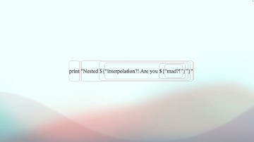 String Interpolation Part 1