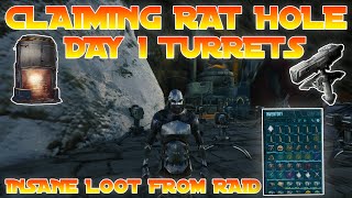 Claiming Underrated Rat Hole - Day 1 Turrets and Insane Raid Profit | Small Tribes Unofficial PvP