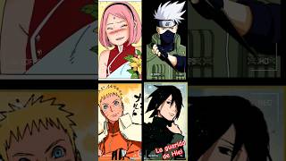 El Team 7 - #sasuke #sakura #naruto #kakashi Los 4 siempre juntos a pesar de los años