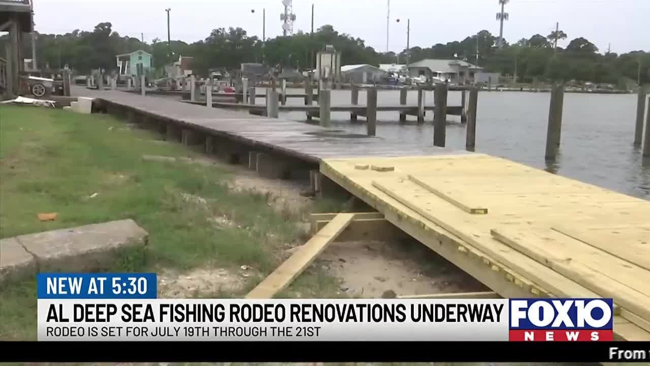 Renovations and projects underway at the site of the Alabama Deep Sea Fishing Rodeo