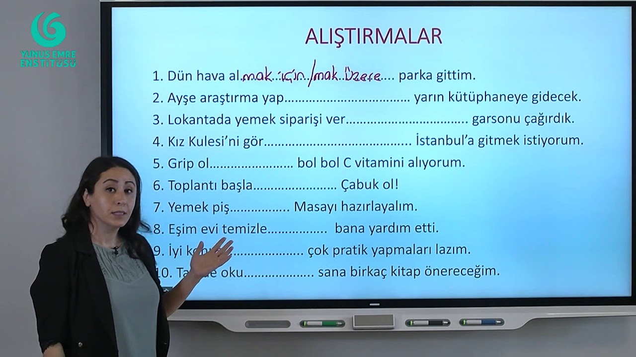 A2 - -mAk için / -mEk üzere