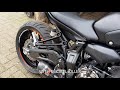 YAMAHA MT 07 2018 Black Widow Exhaust