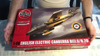First impressions - Airfix 1\/48 Canberra, Raspberry Ripple
