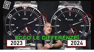 Oris Aquis 2023 Vs 2024 - comparativa