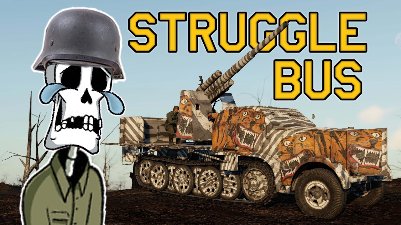 Vopalcraft / DEBUNKER(不死) STRUGGLE BUS - 8.8 cm Flak 37 Sfl. in War Thunder - OddBawZ