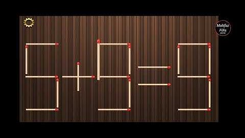 How to solve the viral Matchstick Math puzzle ? 5+9=9 part :- 3