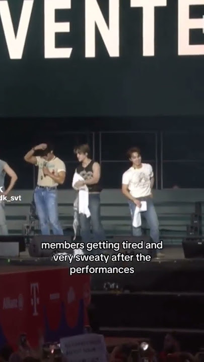 Literally the calm in the storm 🤣🤣🤣 #SEVENTEEN #lollapalooza #JEONGHAN