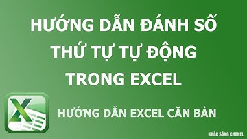 Hướng dẫn đánh số thứ tự tự động trong Excel