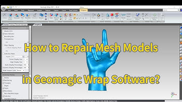 Geomagic Wrap: How to Repair and Optimize the Surface of a Mesh Model