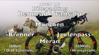 4K I Auf ein Kaffee nach: Meran I Rennrad Bikepacking 12h von München - Brenner - Jaufenpass - Meran screenshot 4