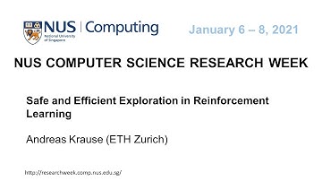 Safe and Efficient Exploration in Reinforcement Learning by Andreas Krause