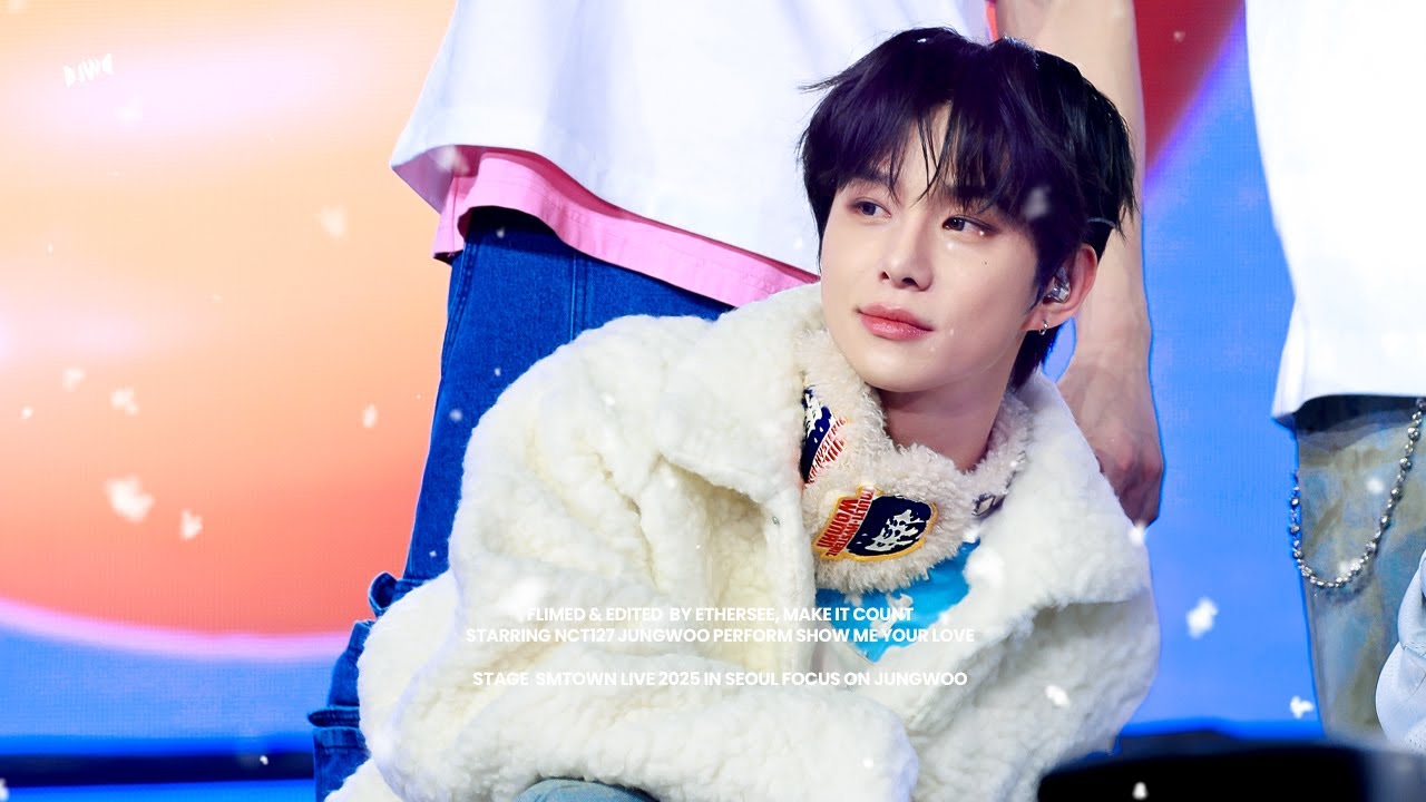 [4K] 250111-12 Show me your love 정우 직캠 JUNGWOO FOCUS CAM @SMTOWN LIVE 2025 IN SEOUL