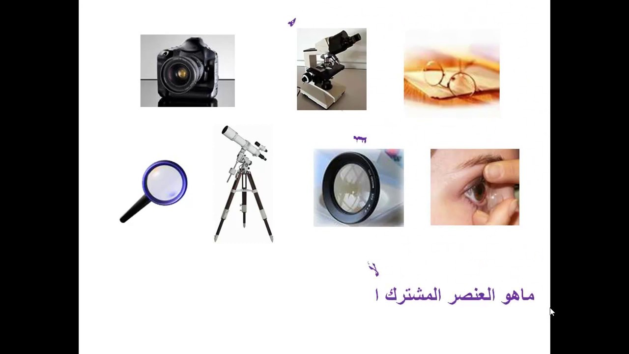 العدسات الرقيقة - الثانية ثانوي اعدادي ( الجزء 1 )