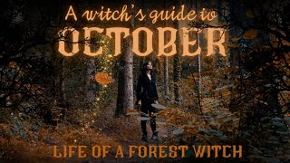 A Witch's Guide to October 🍂 Cosy Feels ✨️ Rituals & Potions 🧡 Spooky times 👻