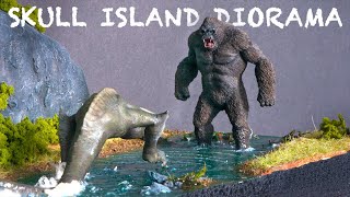 Kong: Skull Island Realistic Diorama // Skull Crawler VS King Kong // Epoxy Resin Art