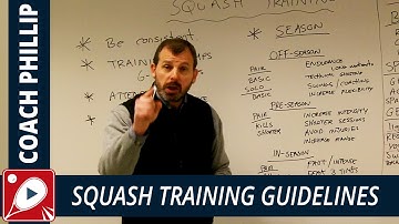 Squash Tips: Squash Training Guidelines
