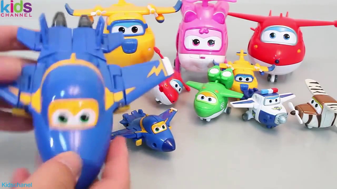 Kidschanel 출동 슈퍼윙스 비행기 폴리 뽀로로 타요 장난감 Airplane Toy YouTube