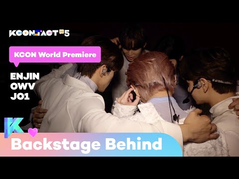 Backstage Behind 🎪KCON World Premiere : The Triangle🎪 #JO1 #OWV #ENJIN | KCON:TACT HI 5