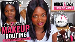 Busy mom makeup routine | quick everyday glam